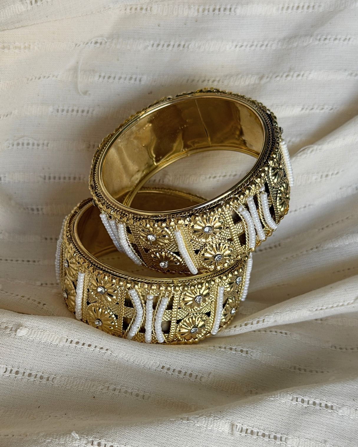 Pearl Floral Cuffs