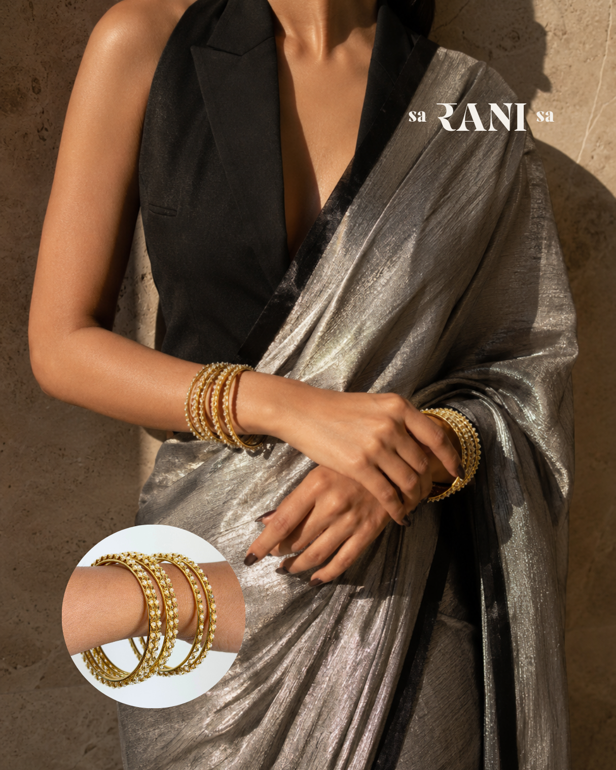 Small Pearl Bangles Stack