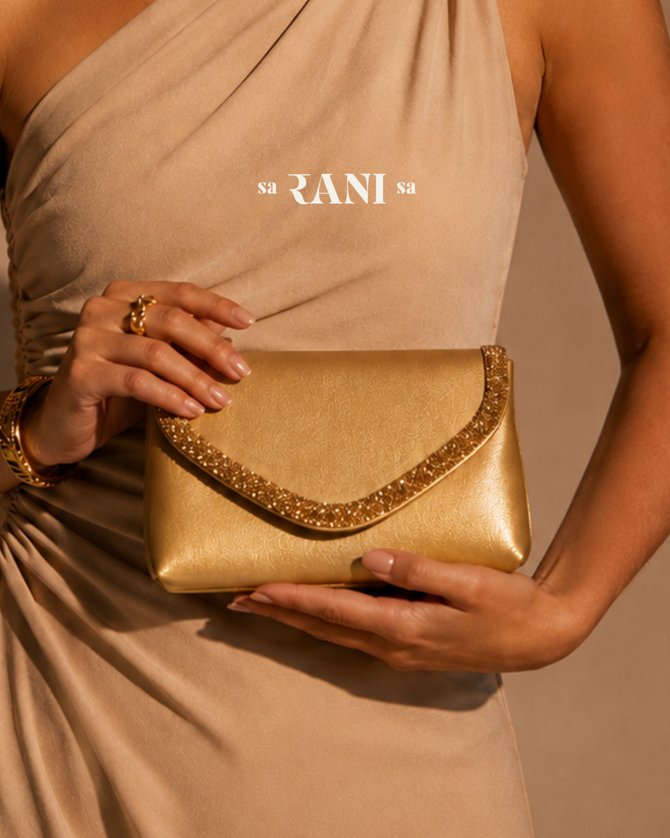 Metallic Luxury Clutch