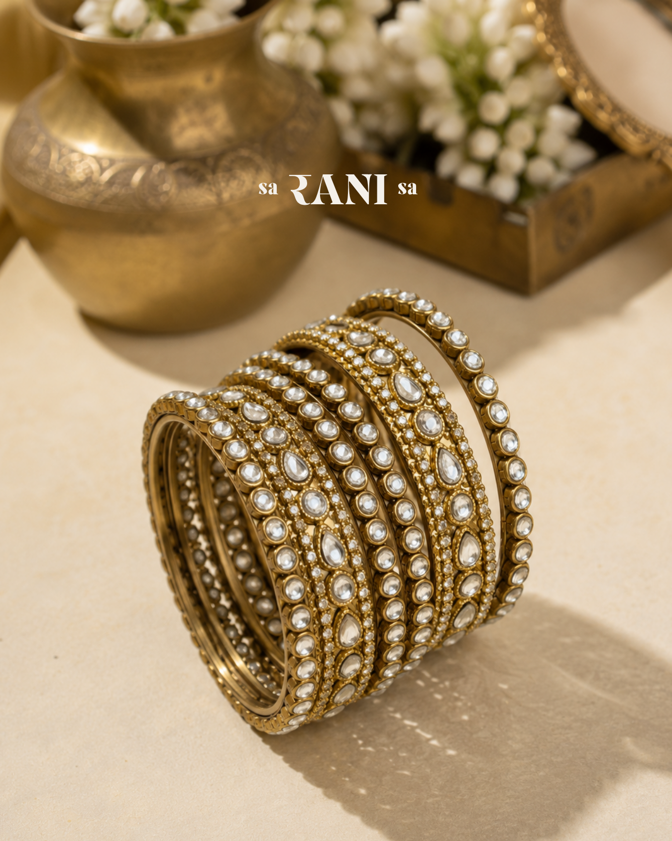 Polki Bridal Kada Bangle