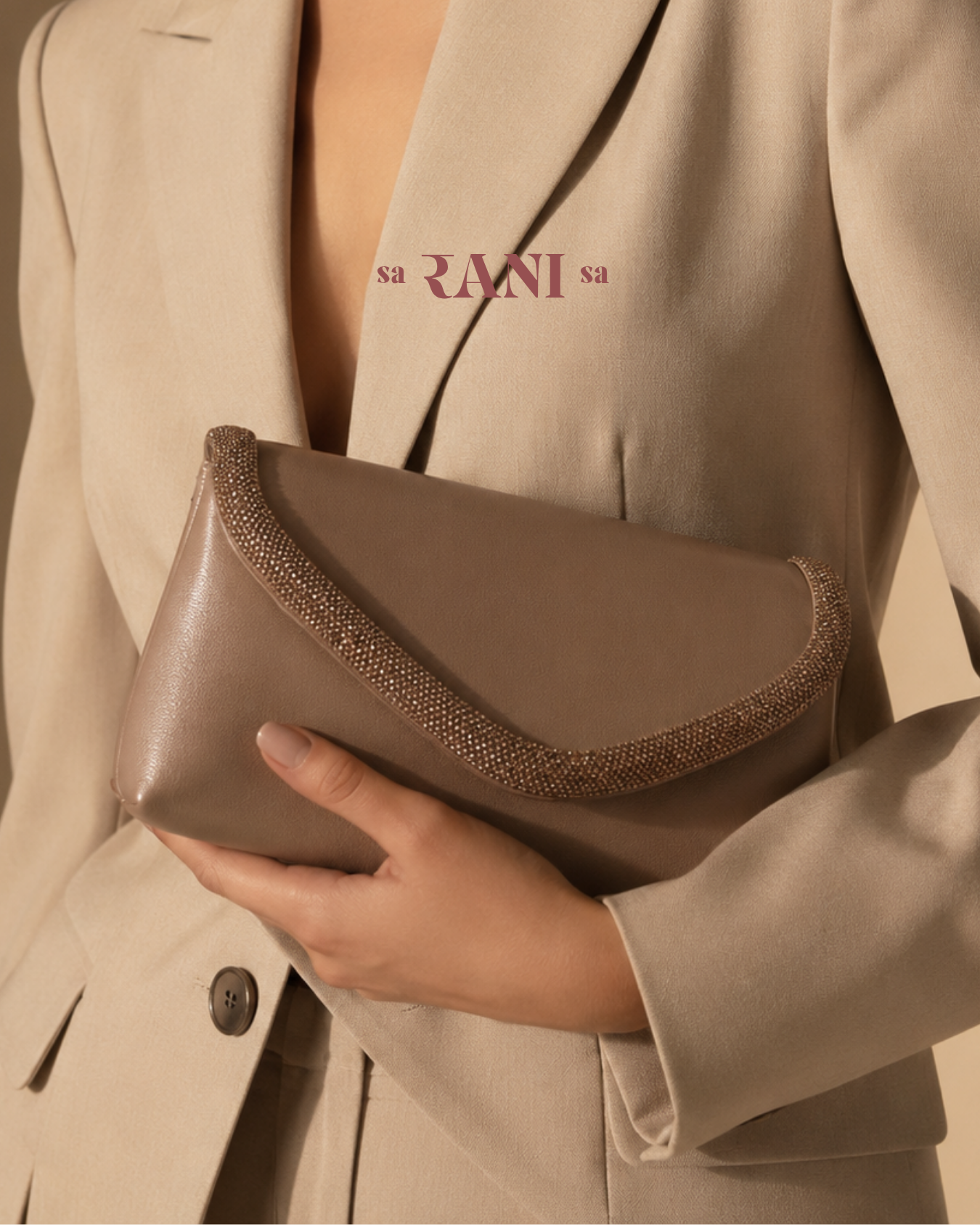 Metallic Luxury Clutch