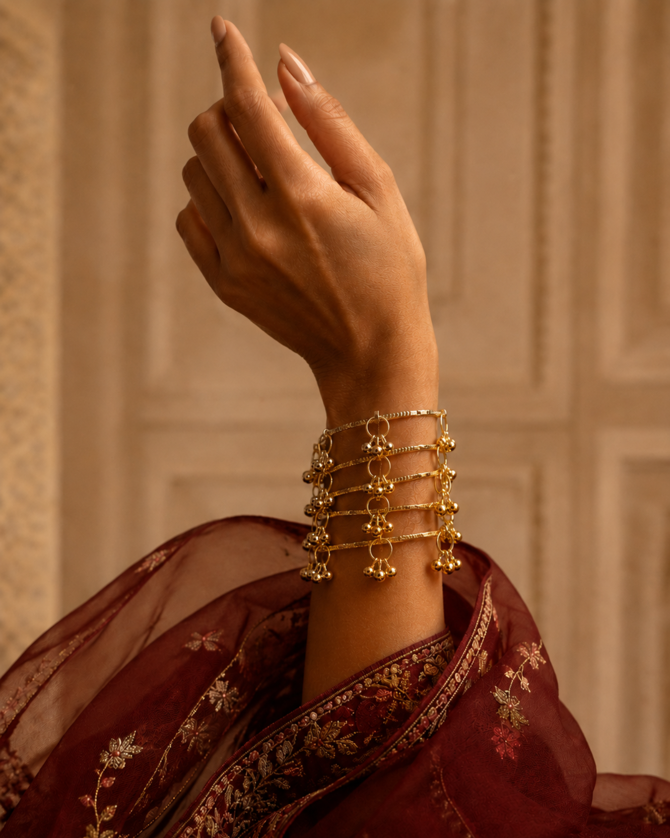 Ghungroo Charm Kashmiri Bangle