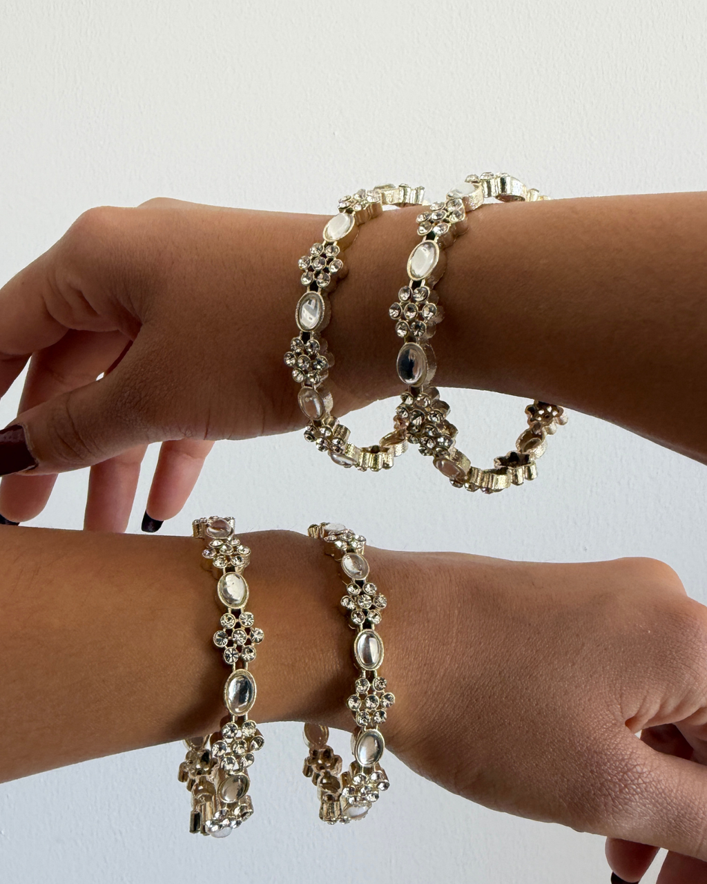 Crystal Floral Kada