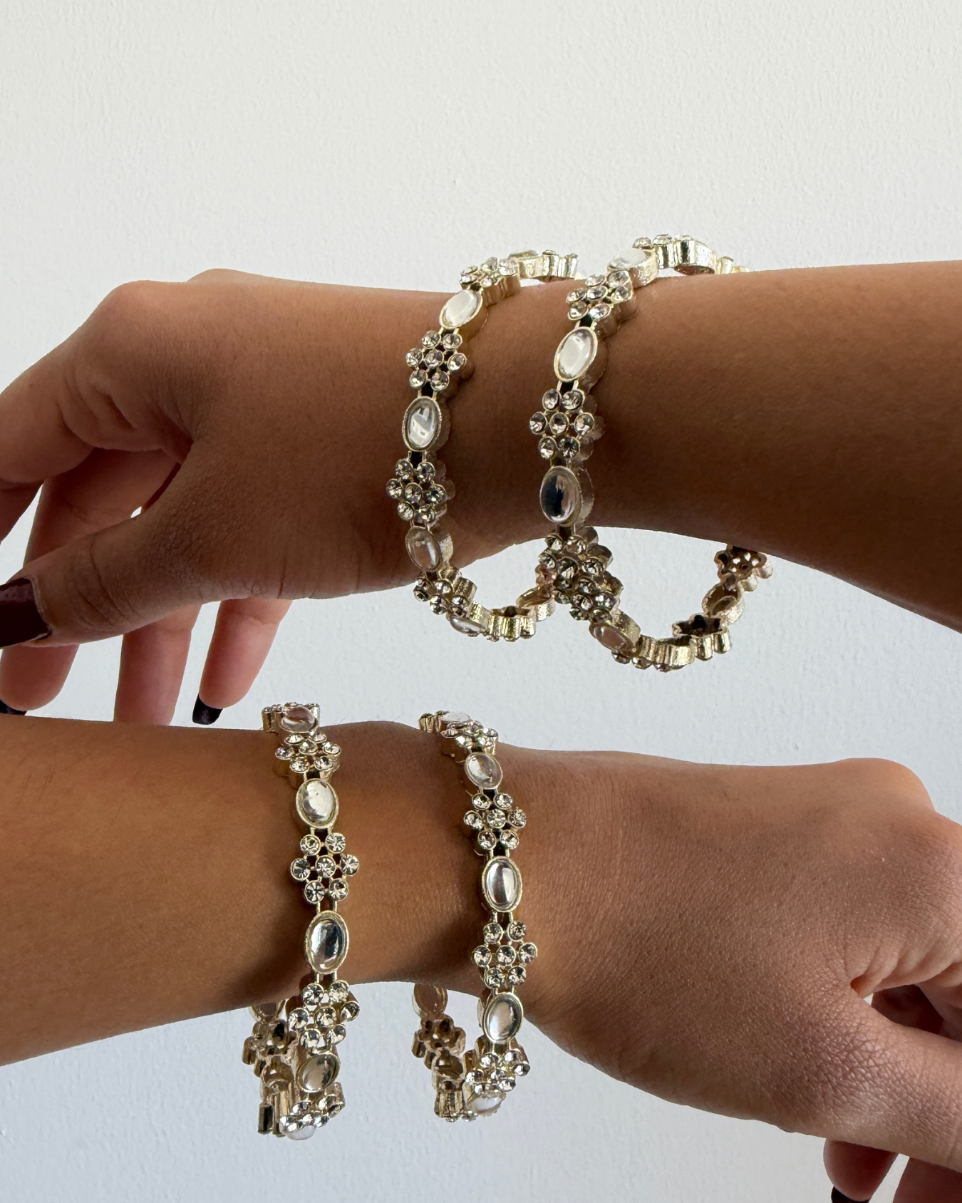 Crystal Floral Kada