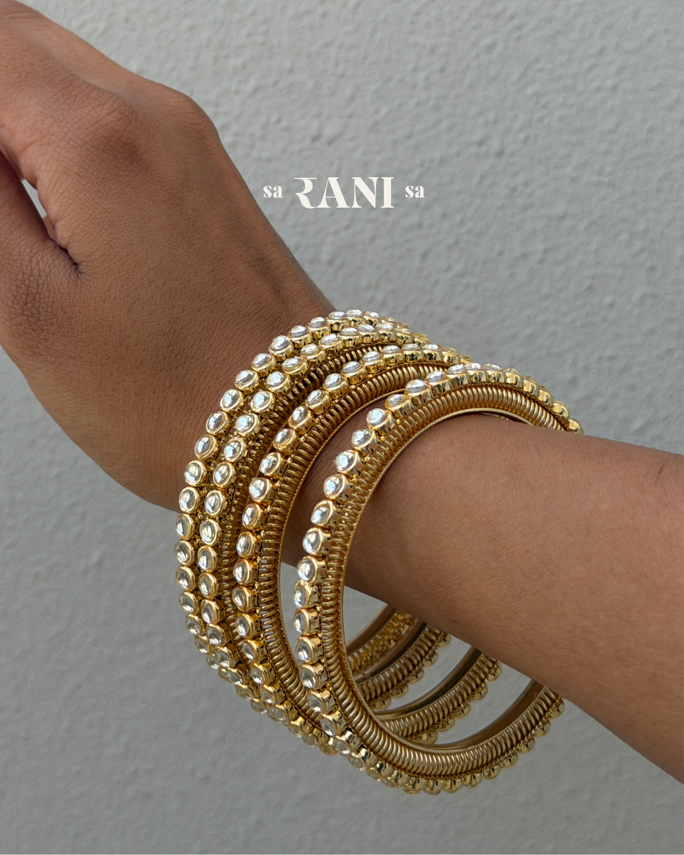 Jaali Kundan Bangle