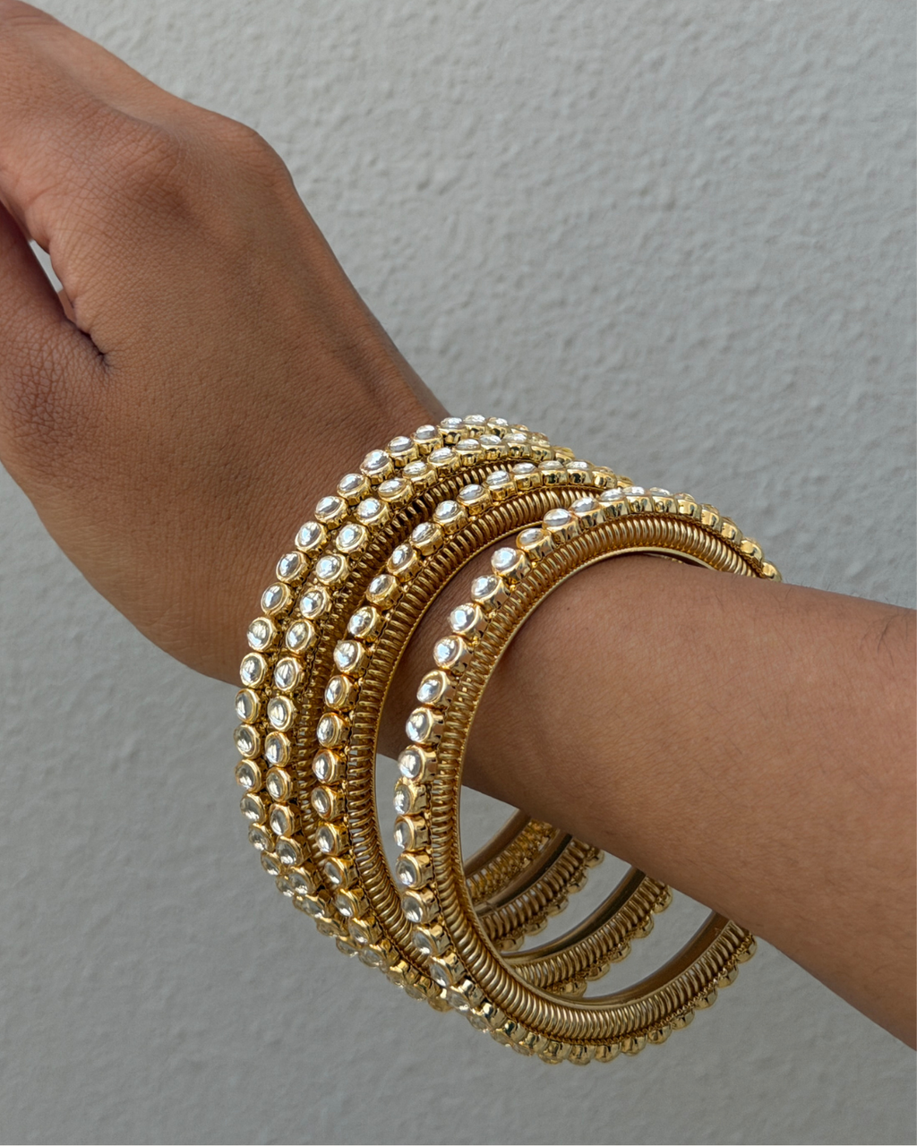 Jaali Kundan Bangle