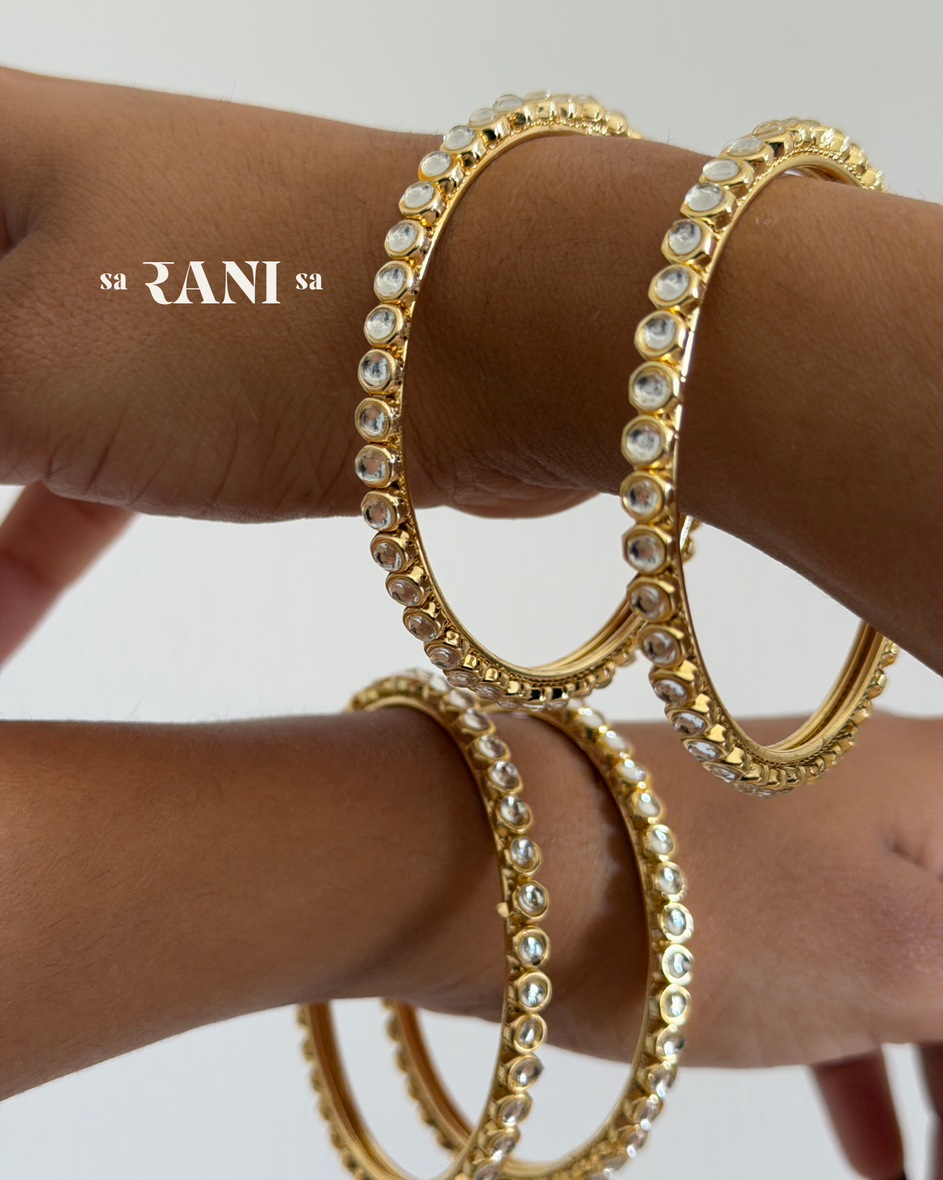 Kundan Rigid Bangle