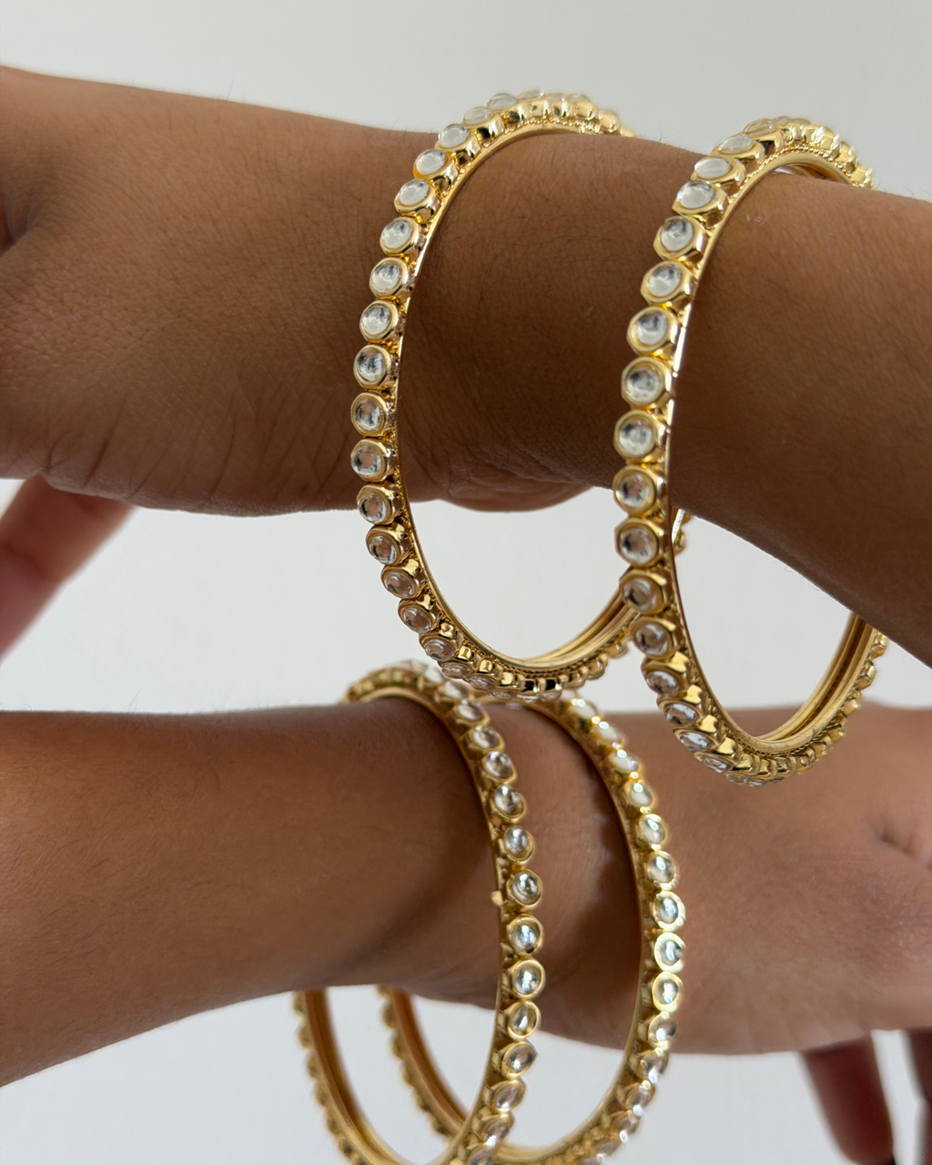Kundan Rigid Bangle