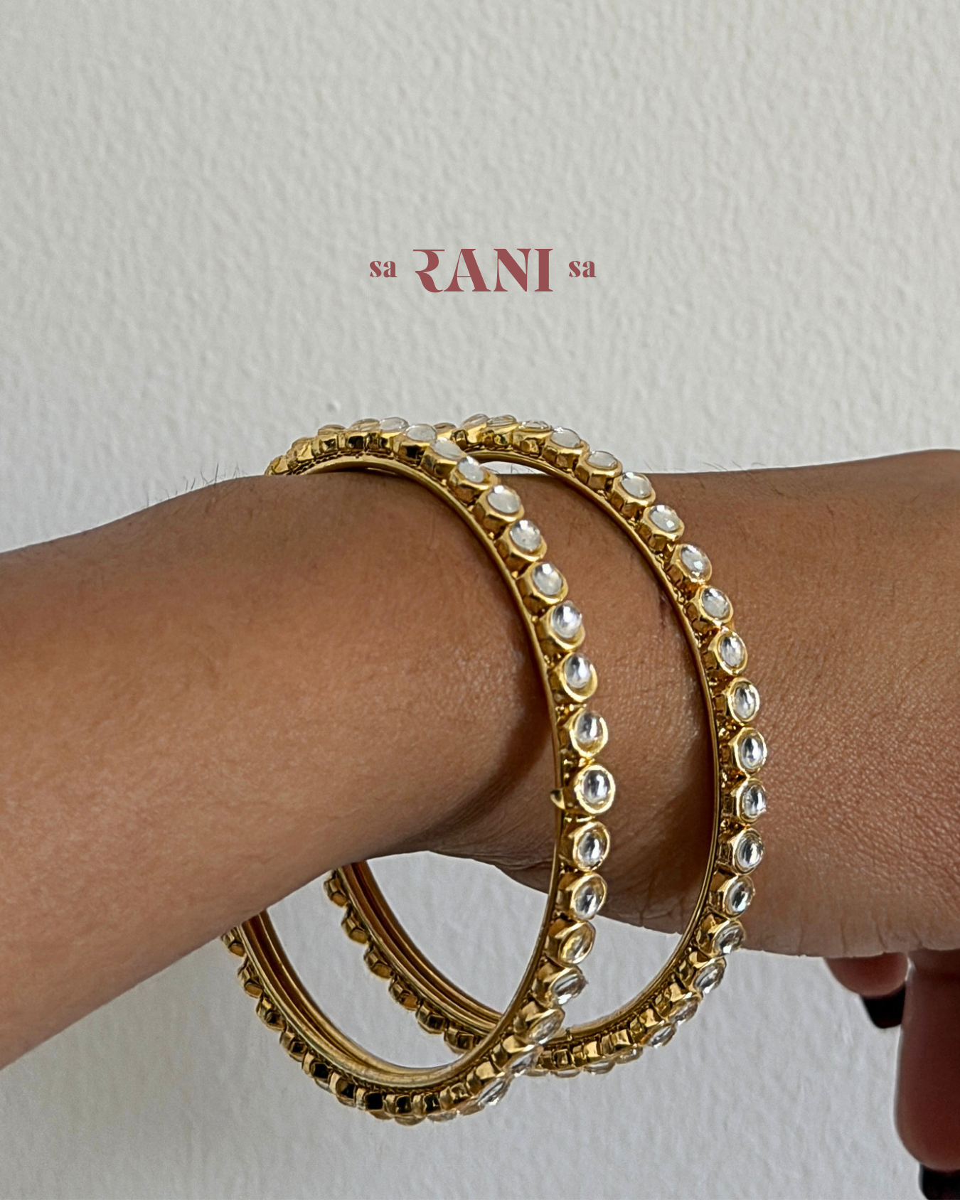 Kundan Rigid Bangle