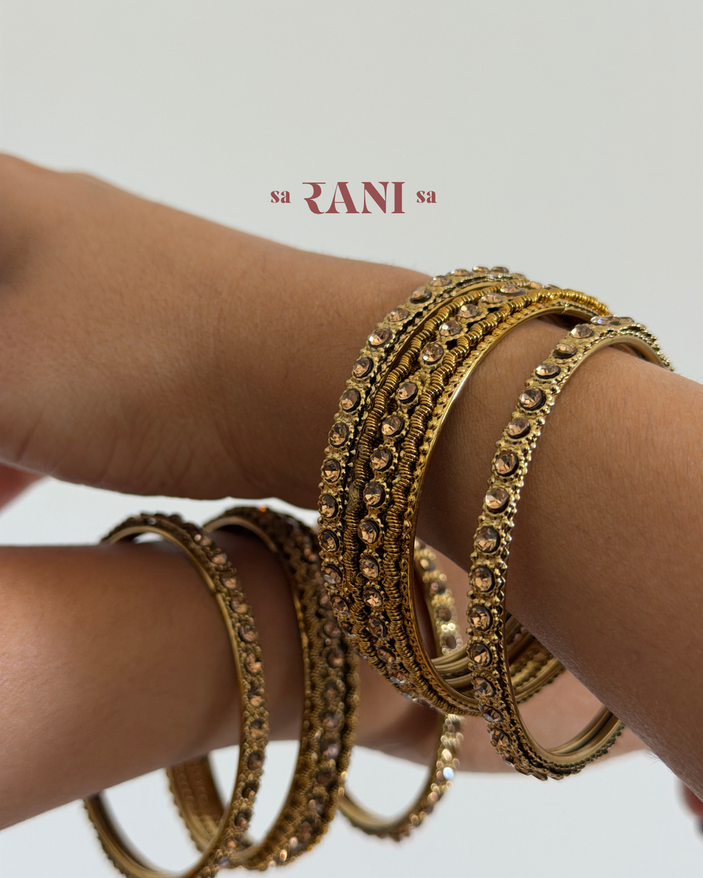 Vintage Crystal Bangle