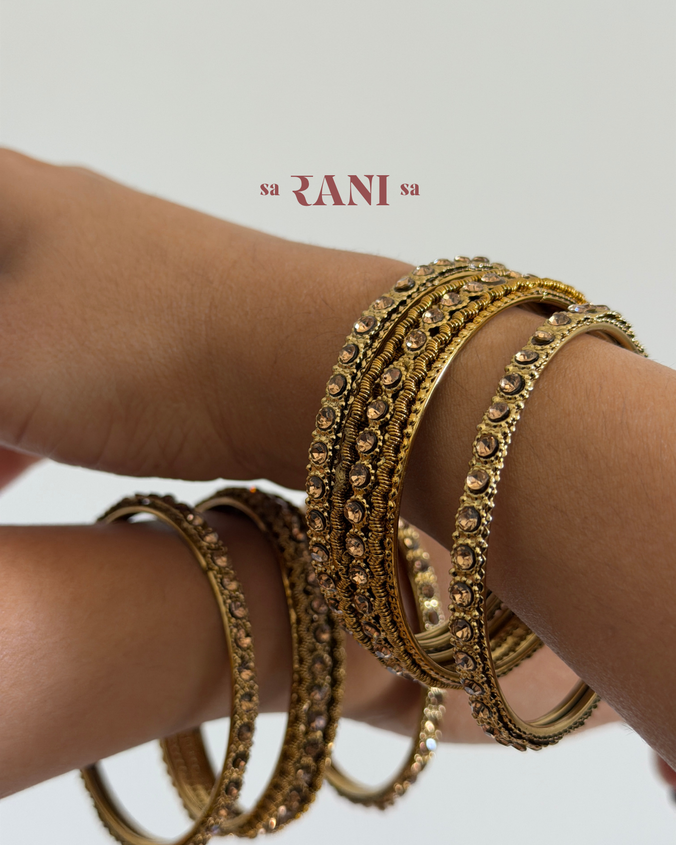 Vintage Crystal Bangle