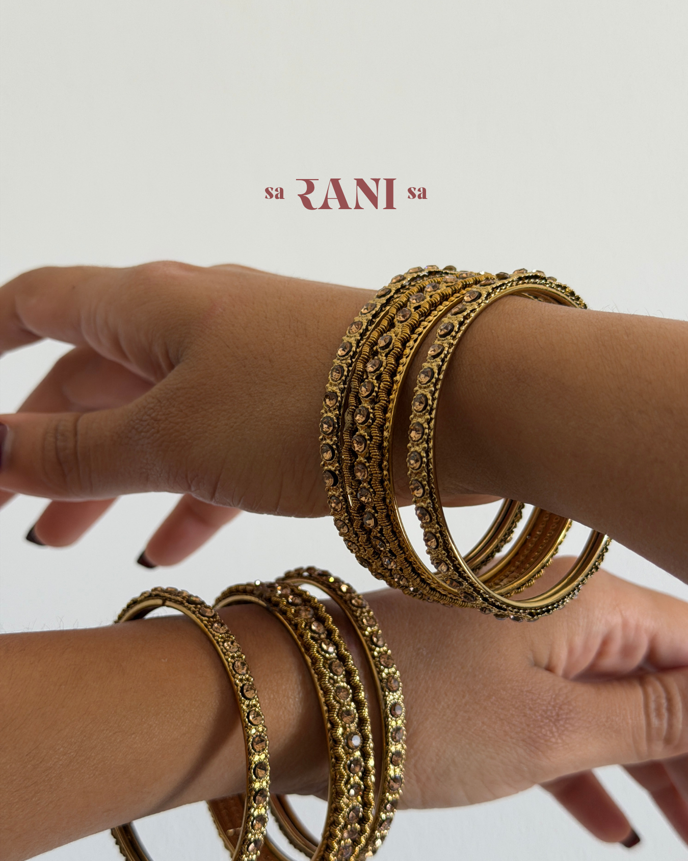 Vintage Crystal Bangle