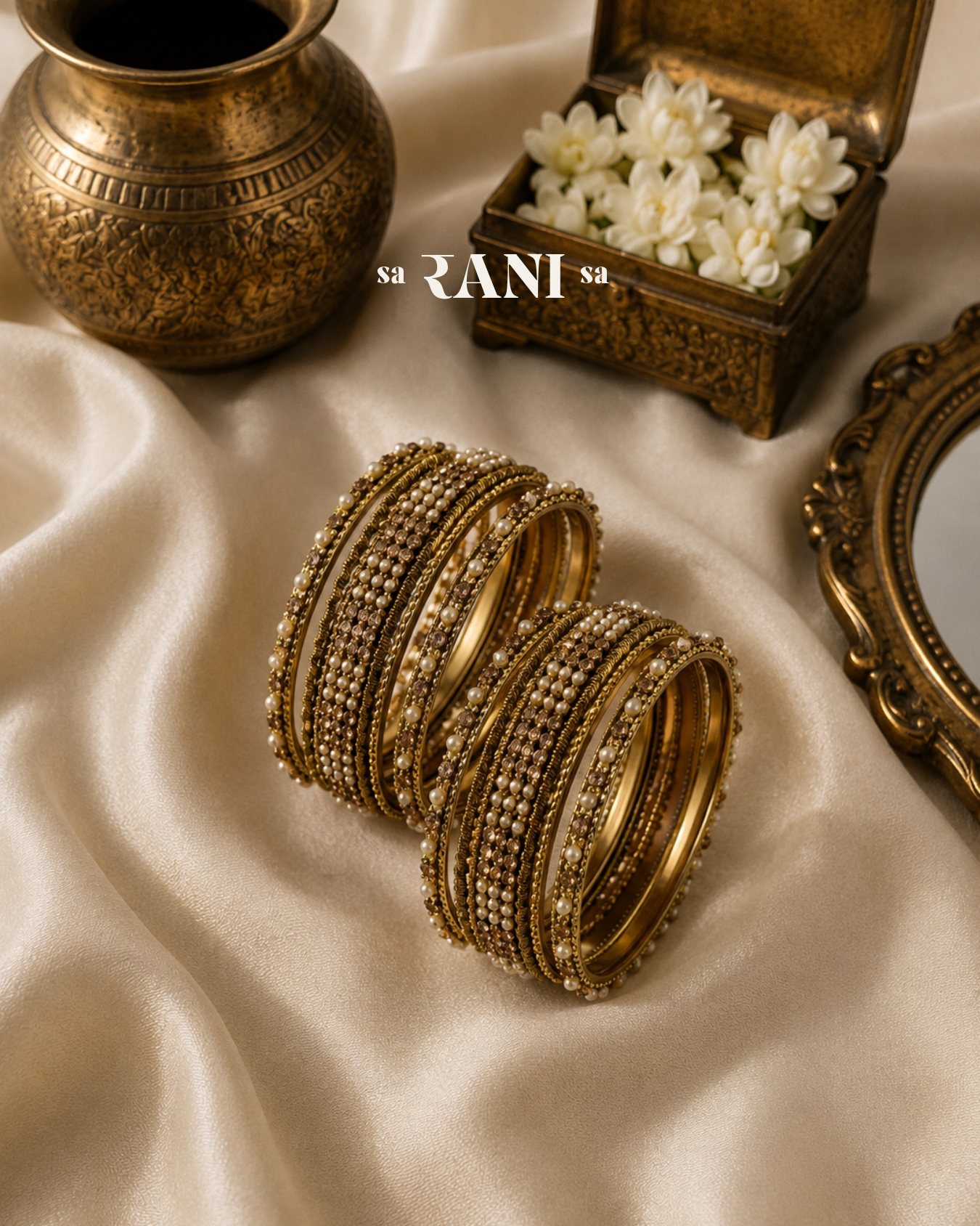Antique Dual Bangle Set