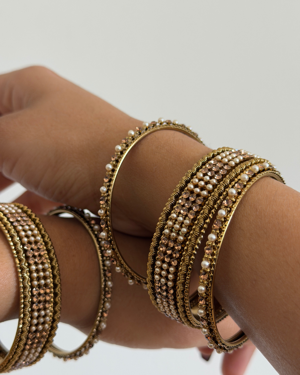 Antique Dual Bangle Set