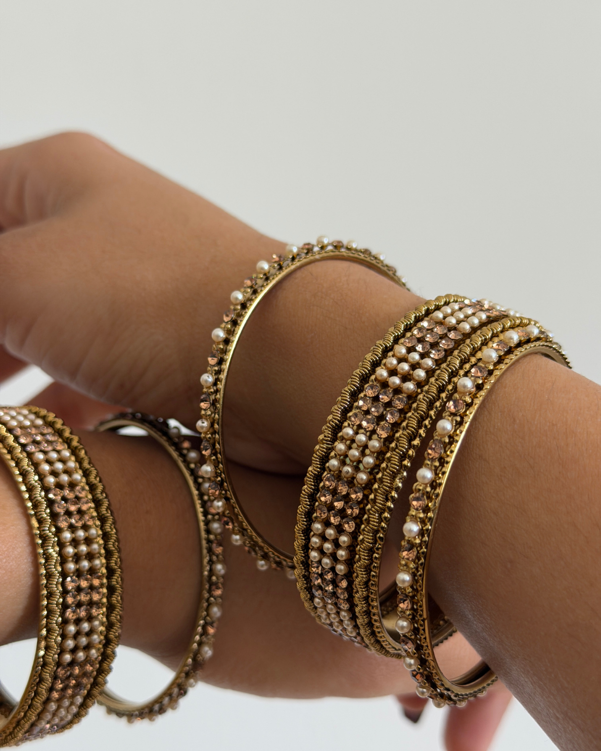 Antique Dual Bangle Set