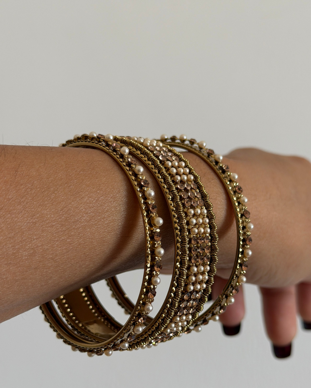Antique Dual Bangle Set