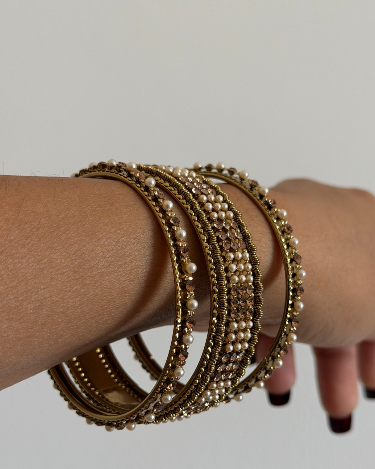 Antique Dual Bangle Set