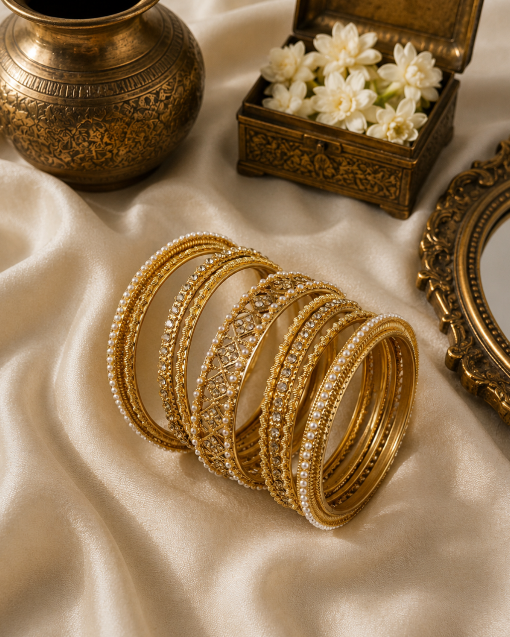 Rajwadi Bangle Set