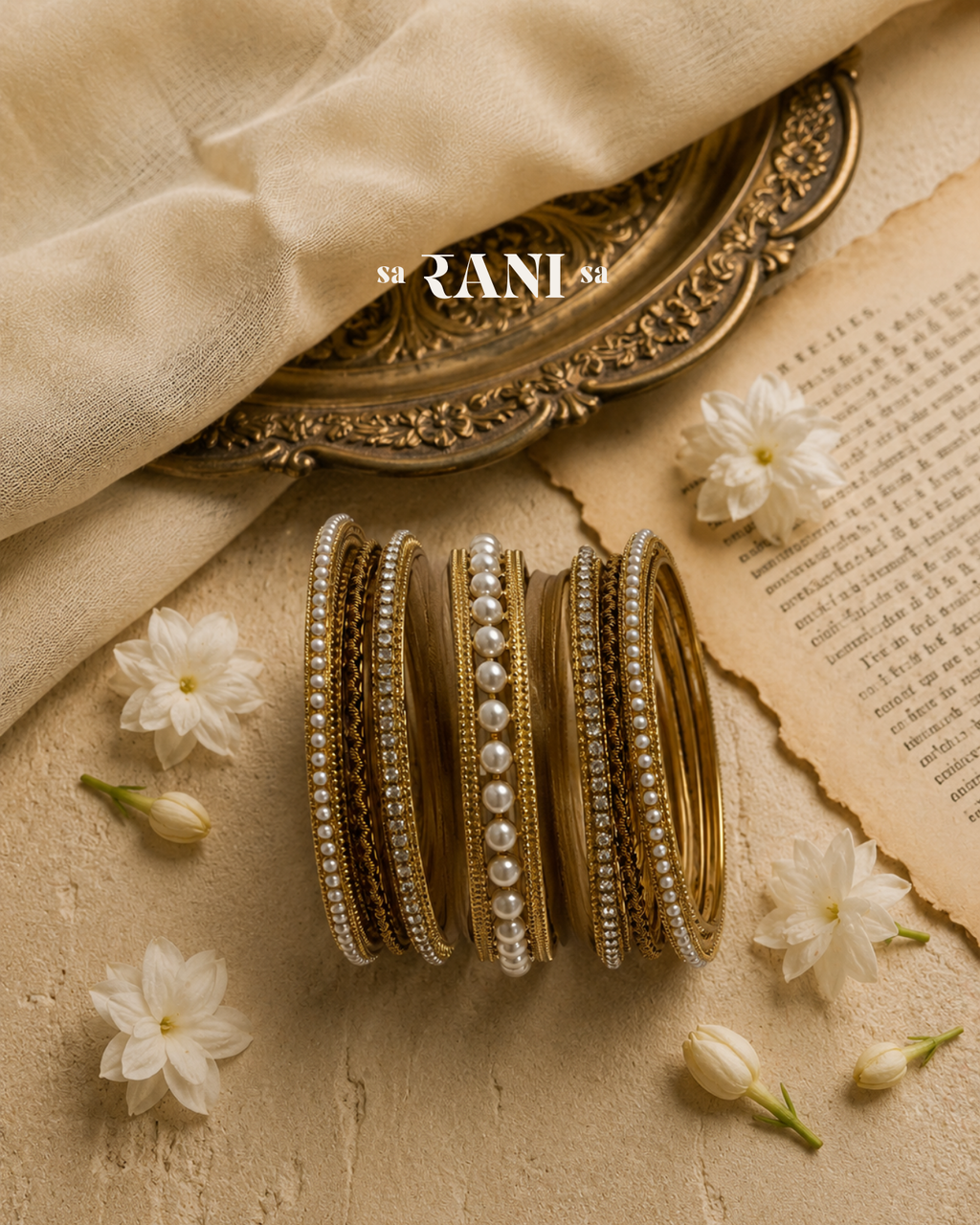 Heritage Antique Pearl Bangle
