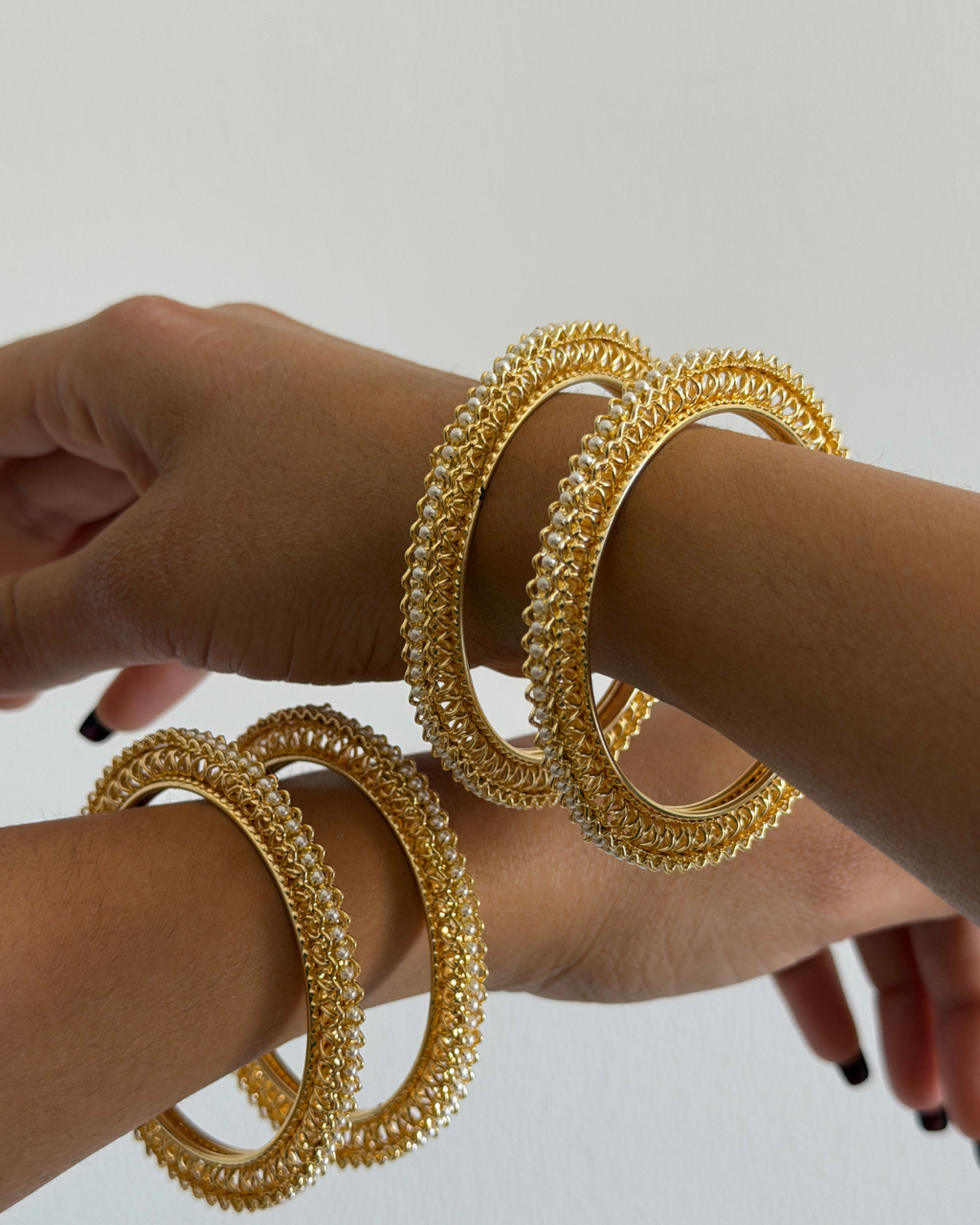 Pearl Filigree Bangle