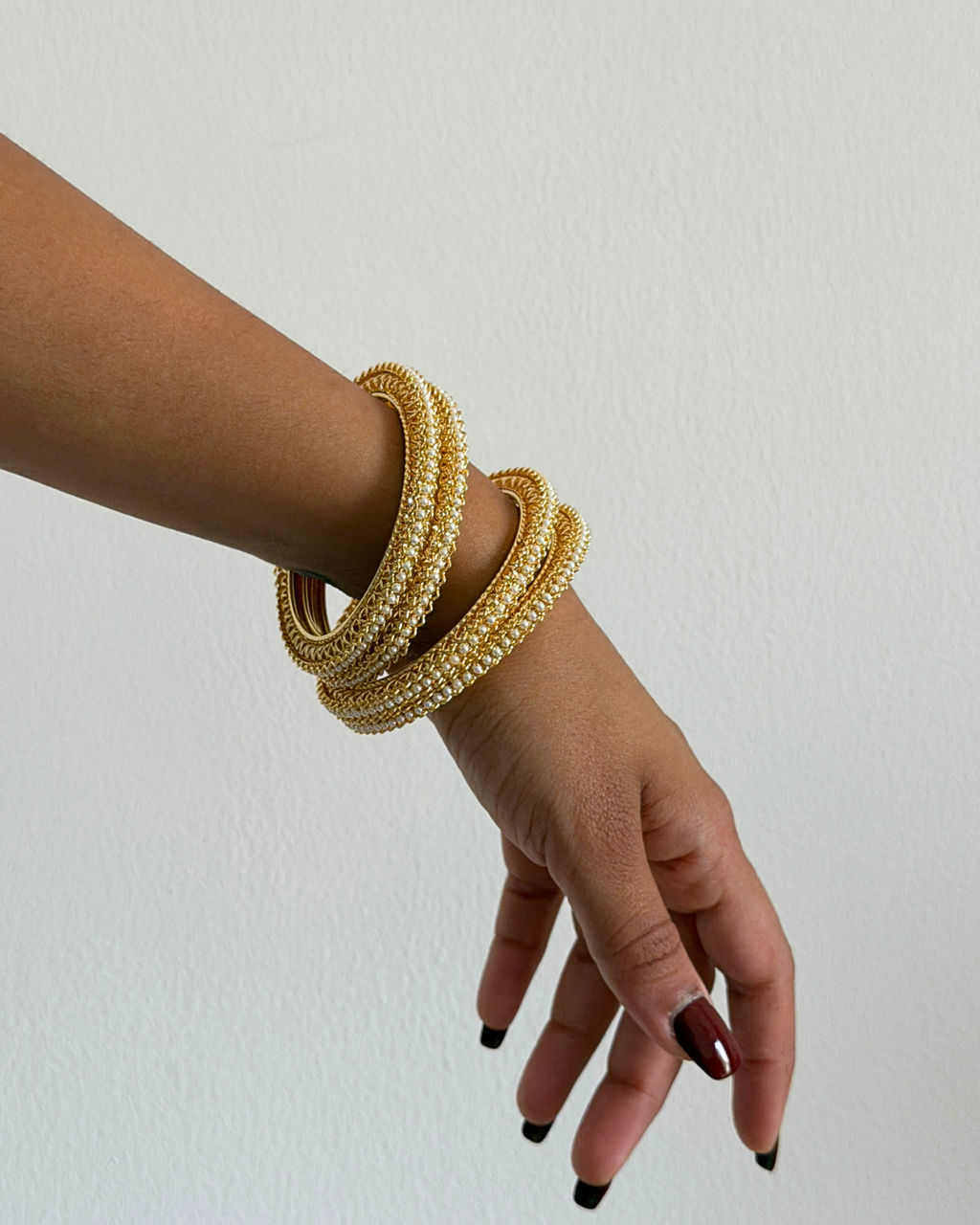 Pearl Filigree Bangle