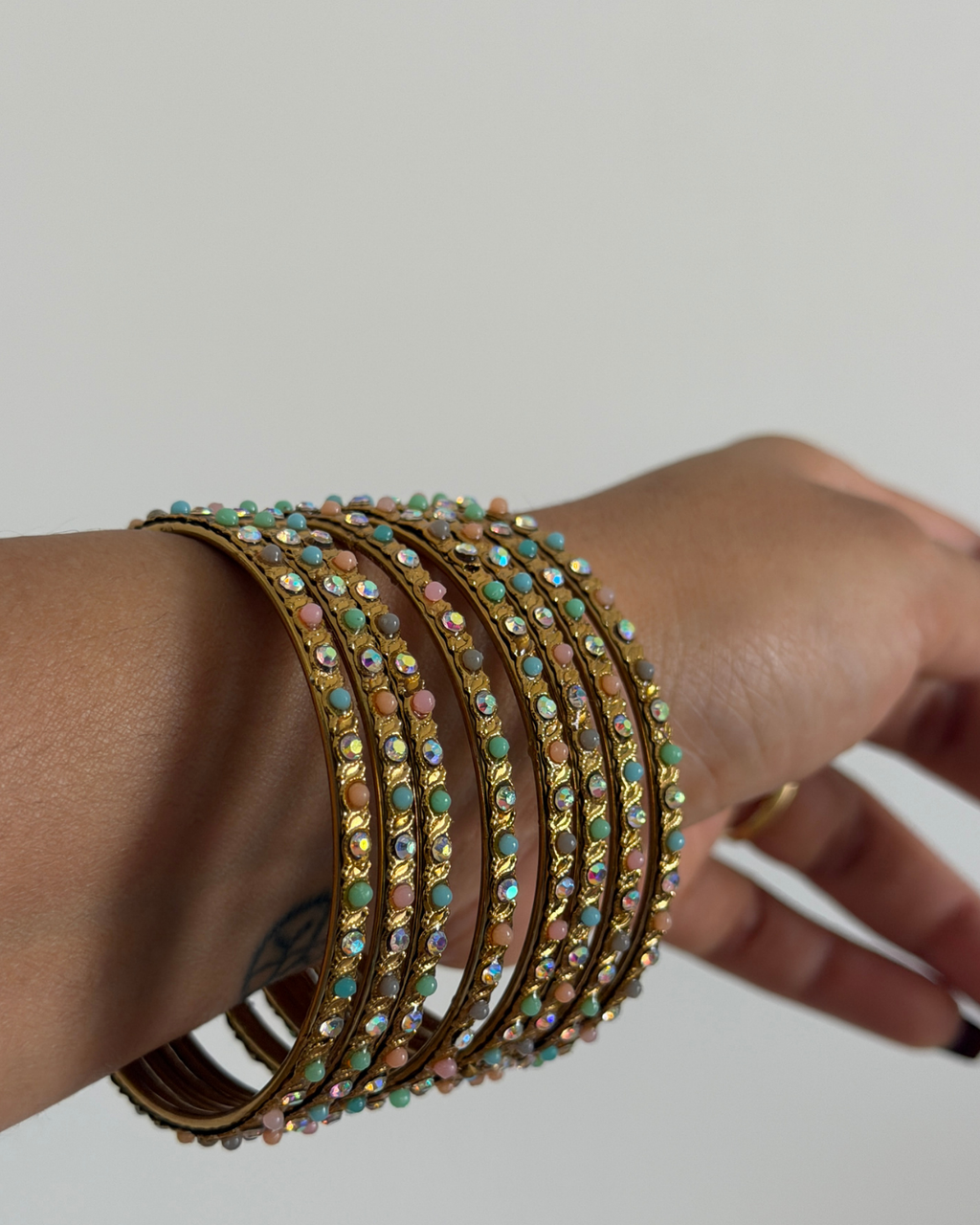 Antique Crystal Bangle