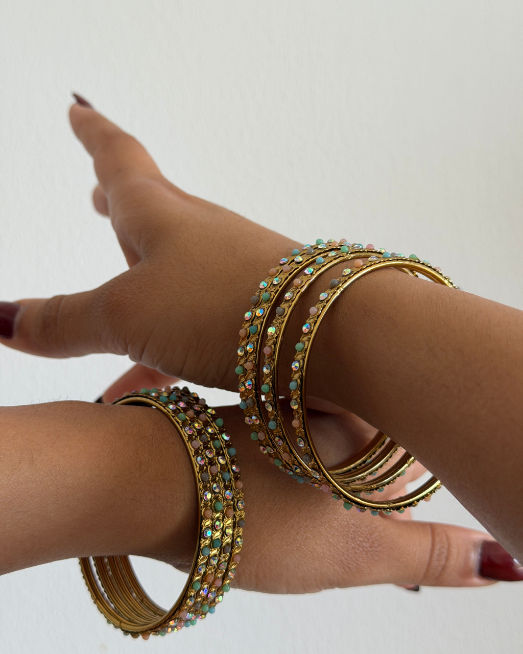 Antique Crystal Bangle
