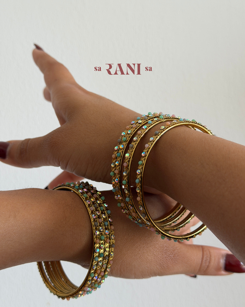 Antique Crystal Bangle