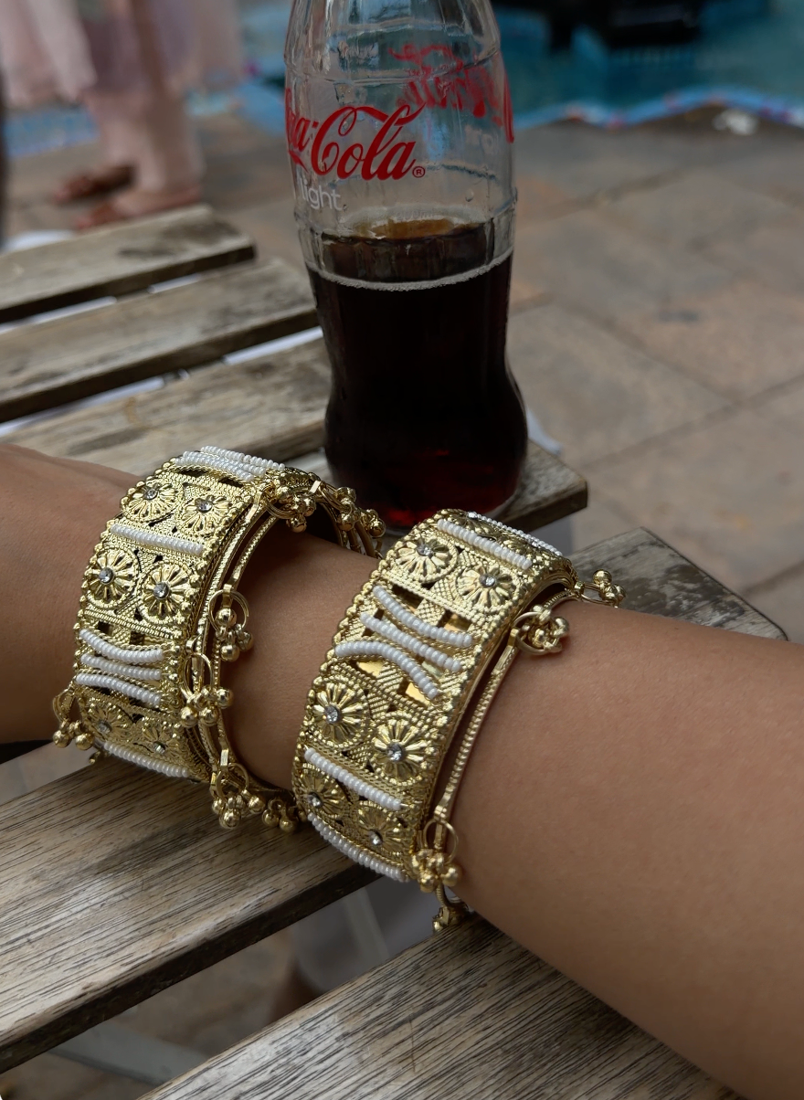 Pearl Floral Cuffs