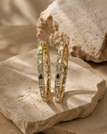 gemstone bangle in dubai, desi girl fashion in dubai, maximalist fashion, indian fashion, indian jewellery